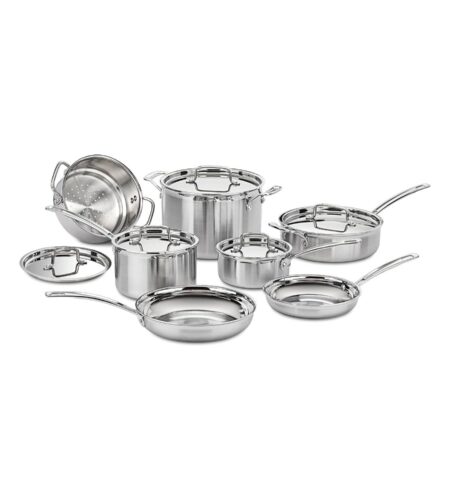 Cuisinart MCP-12N Multiclad Pro Stainless Steel 12-Piece Cookware Set